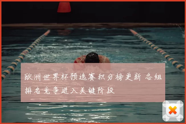 欧洲世界杯预选赛积分榜更新 各组排名竞争进入关键阶段