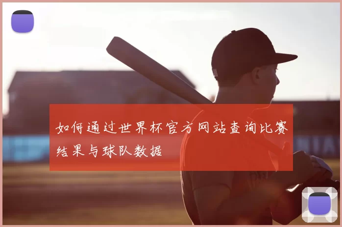 如何通过世界杯官方网站查询比赛结果与球队数据