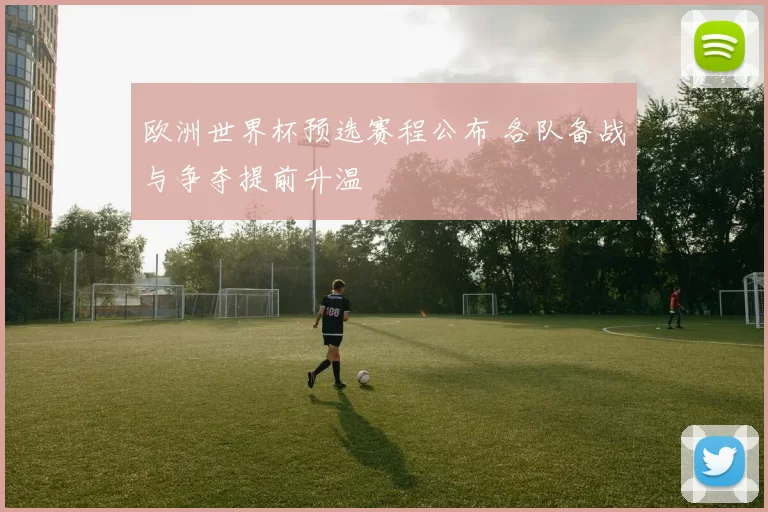 欧洲世界杯预选赛程公布 各队备战与争夺提前升温